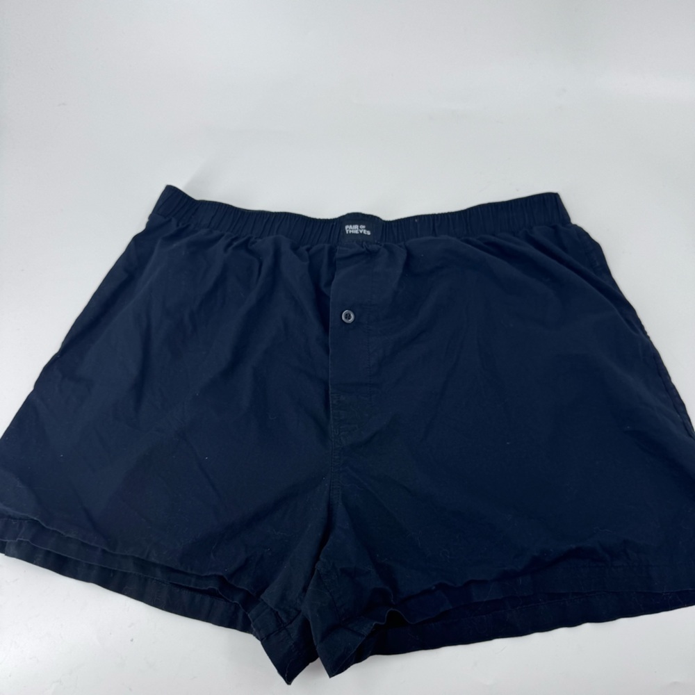 Pair of Thieves Classic Black Boxers with Smooth Cotton Blend